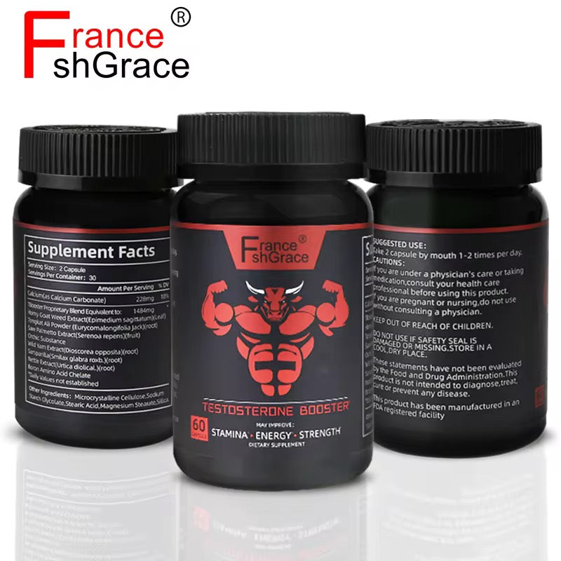 Capsules de Testostérone Booster – Endurance, Force & Vitalité Masculine