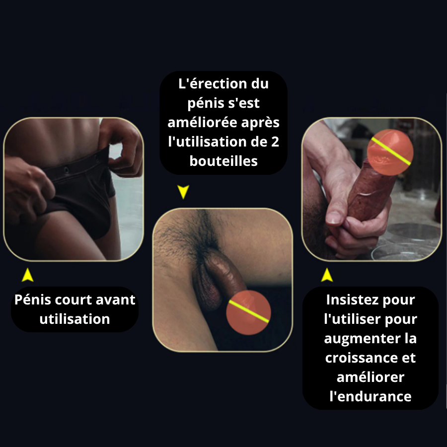 Huile de Massage de croissance épaississante pour pénis, le bien-être sexuel.