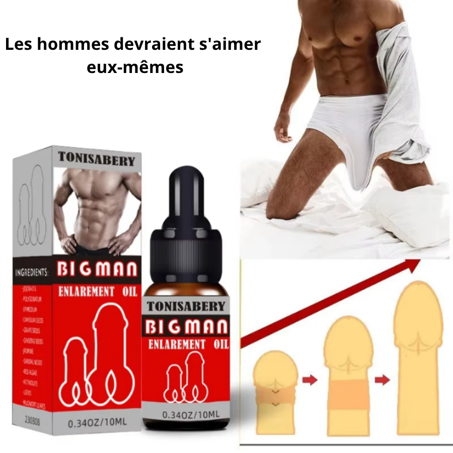 Huile de Massage de croissance épaississante pour pénis, le bien-être sexuel.